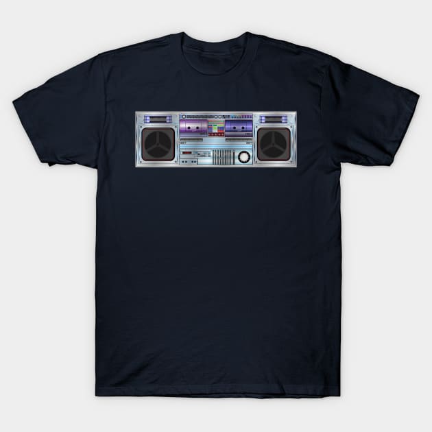 Ghetto Blaster Design T-Shirt by Brobocop